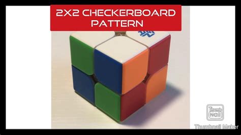 Checkerboard Pattern For The 2x2 Easiest Tutorial Youtube