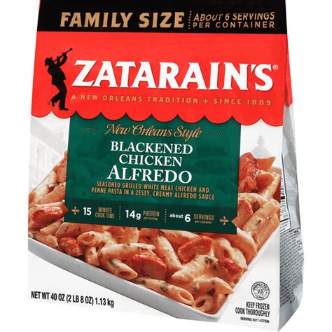 Home recipes pasta blackened chicken fettuccine alfredo. Zatarain's® New Orleans Style Blackened Chicken Alfredo 40 ...