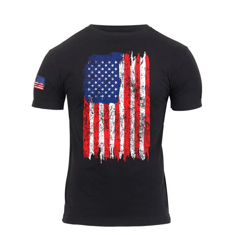 Ranger Jack Armyonlinestore Distressed Us Flag Athletic Fit T Shirt