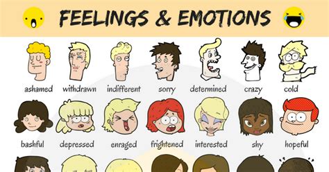 Adjectives To Describe Emotions Emotions Adjectives F Vrogue Co