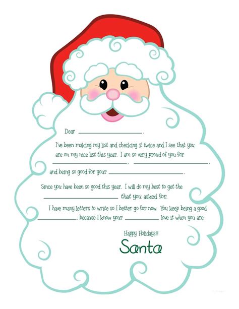 Printable Letters From Santa