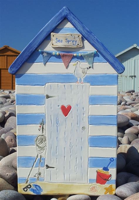 Pin By Bonnie Scheu Smith On Pottery Beach Crafts Beach Huts Art Driftwood Art