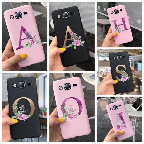 Galaxy J7 Core J7 Nxt J701F J7 Neo J701M Alphabet Letter Flower