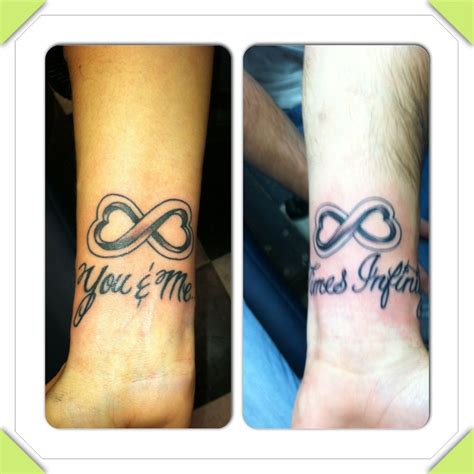 mine and my husbands tattoos husband tattoo couple tattoos infinity tattoo i tattoo couples