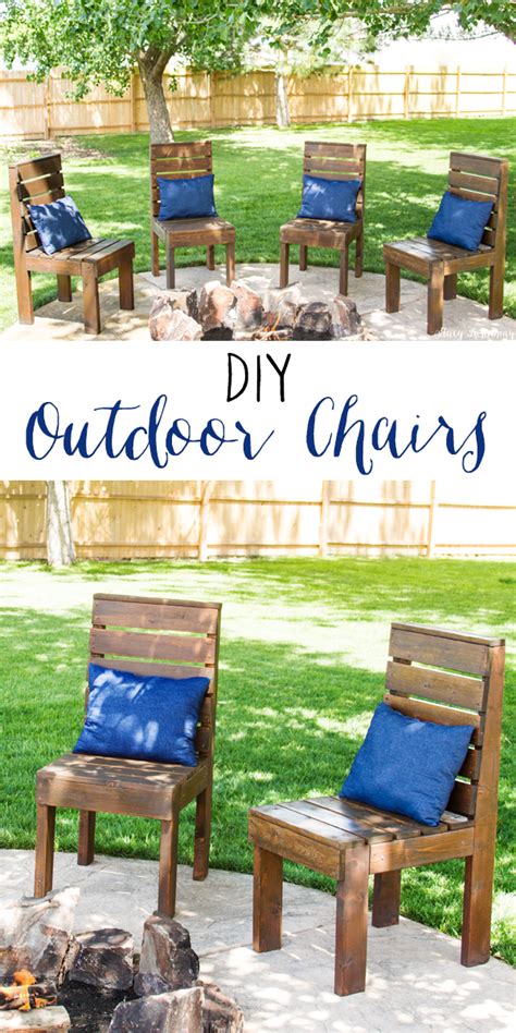 These portable camp chairs are so great because they come apart and can be stored almost anywhere because they're so thin! Easy DIY Outdoor Chairs - Stacy Risenmay