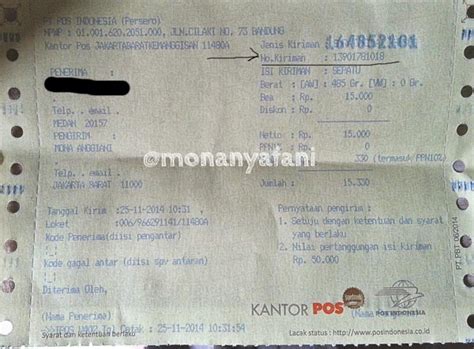 Widget ongkir & cek resi jne Contoh Resi Airwaybill Pengiriman JNE, TIKI, POS, Wahana ...