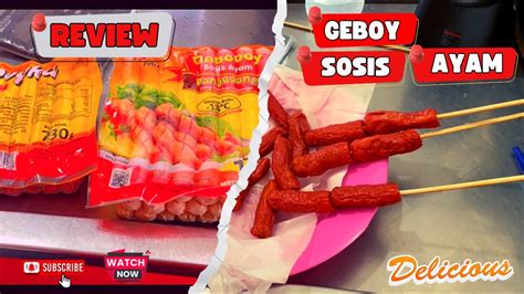 Review Geboy Sosis Ayam Cocok Untuk Pedagang Sosis Bakar Youtube