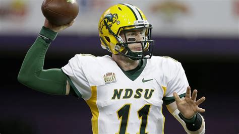 I suppose we can say he's off to a good start for now, even if it is just hand measurements and the like. Cowboys will coach QB prospect Carson Wentz in Senior Bowl