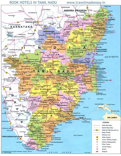 Tamil Nadu Map Mappery