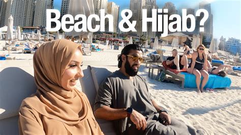 Beach And Hijab In Dubai I Daily Vlog Youtube