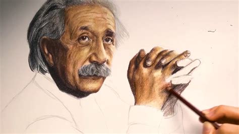 Albert Einstein Drawing Time Lapse Youtube