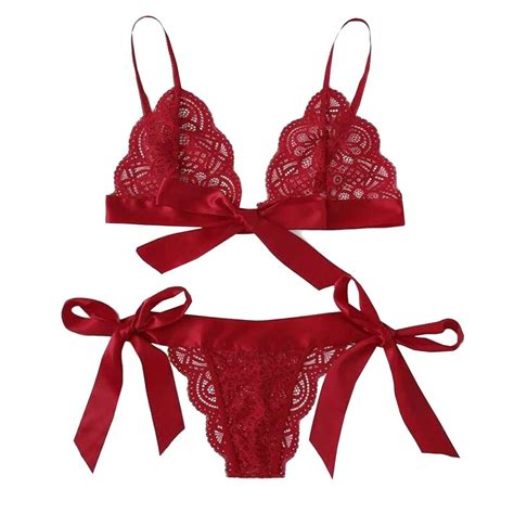 lencería sensual conjunto de ropa interior sexy para mujer sujetador inalámbrico tanga ropa