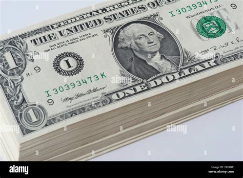 Stack Of One Dollar Bills Hi Res Stock Photography And Images Alamy