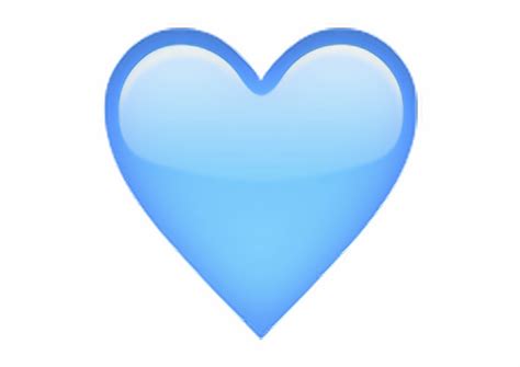 Baby Blue Heart Emoji Heart