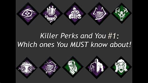 Killer Perks And You Part 1 What You Need To Know Dead By Daylight