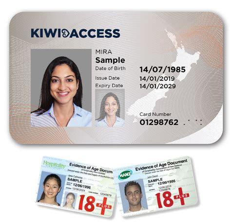 Kiwi Access Card 18 Apply For Evidence Of Age And Identity Card
