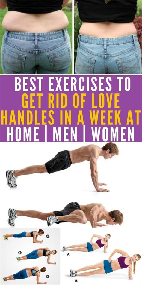 How To Get Rid Of Love Handles In A Week At Home Men Women Love Handle Workout Love