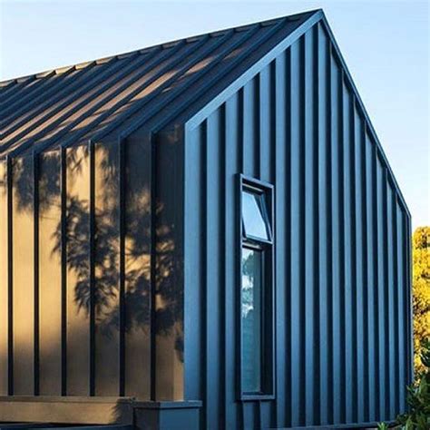 Cladding options in include stone, masonry, batten, bevel, plank, shingle, log, dovetail log, half log, corrugated metal, more. Dreaming of black barn houses made from metal 💭 💭 # ...