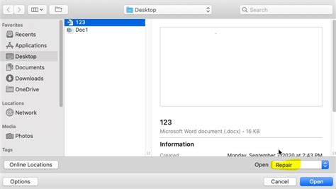 Help Unable To Open Word Documents On My Mac Microsoft Qanda