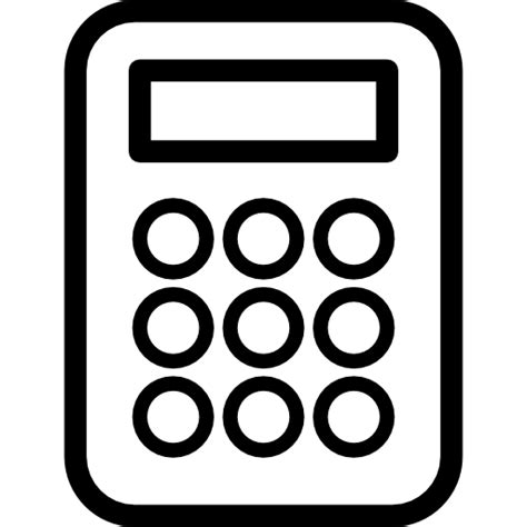 Calculation gratis, calculator transparent background png clipart. Free Icon | Calculator outline variant