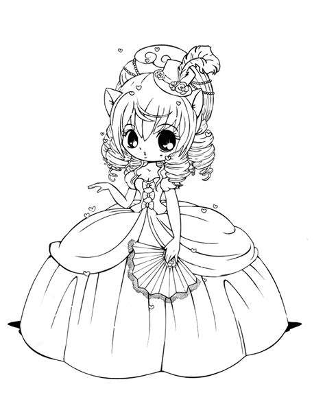 Kawaii Girl Pages Coloring Pages