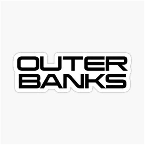 Outer Banks Logo Perfect T Outer Banks T Sticker For Sale By