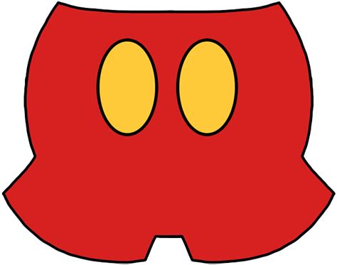 Mickey Mouse Pants Template Free