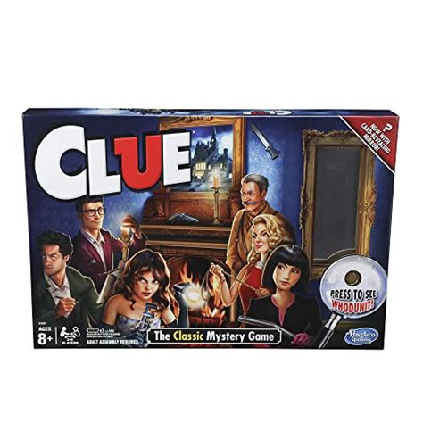 Clue Game Mystery Board Game 2 6 Players 8 Years Amazon Exclusive
