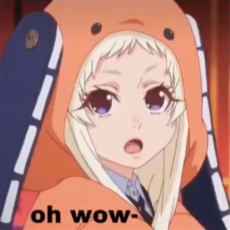 Anime Reaction Memes Pictures Pt Kakegurui Funny Anime Pics