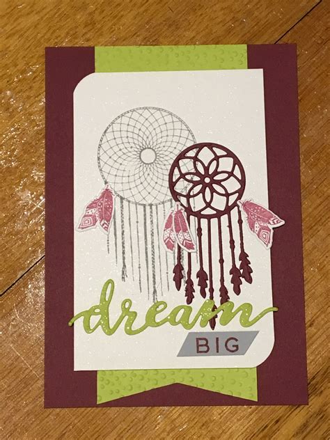 Another Follow Your Dreams Creation Stampin Up Dream Catcher Feather