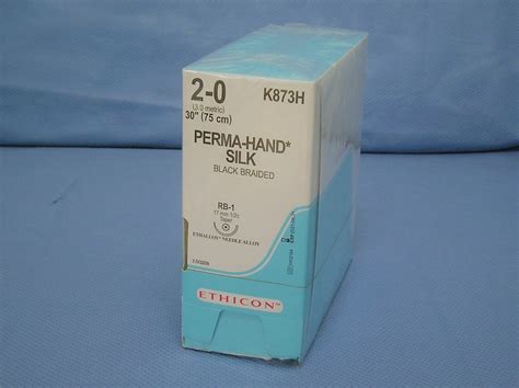 Ethicon Suture K873h Silk 2 0 30 Rb 1 Taper Perma Hand Silk Da