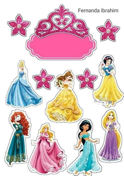 Frozen Birthday Theme Happy Birthday Cake Topper Princess Birthday Princess Cake Toppers