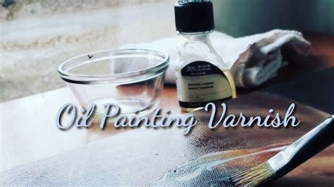 Oil Painting Varnish Before And After Winsor And Newton High Gloss