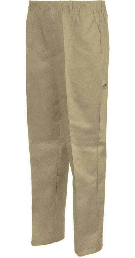 Buy Benefit Wear Mens Full Elastic Waist 5 Pocket Pants With Mock Fly 3x Khaki At