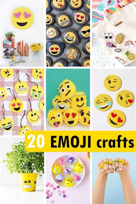 20 Emoji Crafts Fun Diy Projects For Teens Tweens And Adults