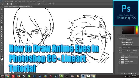 Maybe you would like to learn more about one of these? How to Draw Anime Eyes in Photoshop CC - Lineart Tutorial - YouTube