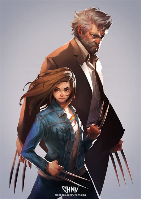 Wolverine X And Laura Kinney Marvel And More Drawn By Chanon