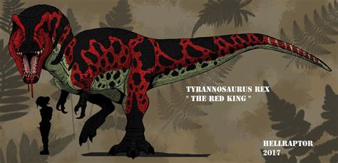 Tyrannosaurus Rex The Red King By Hellraptor On Deviantart