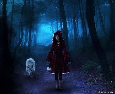 Little Red Riding Hood And Wolf By Raissaportela On Deviantart