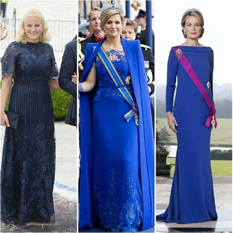 Royal Ladies In Blue💙 Crownprincess Mette Marit Of Norway Queen