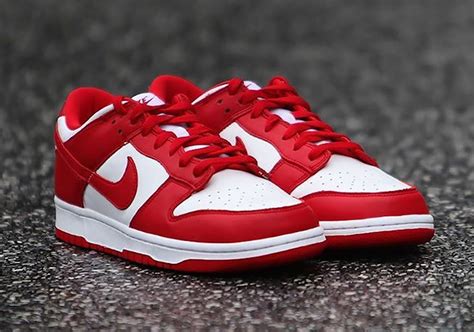 The Nike Dunk Low Sp University Red Releases Tomorrow Sneakers Nike