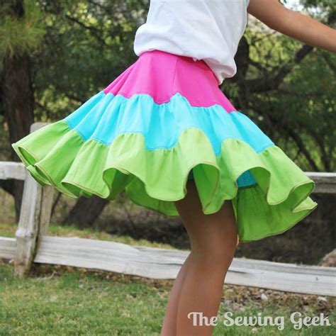 Girls Twirly Skirt Etsy