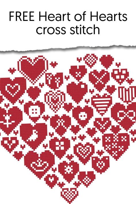Lovely indeed has this fabulous project up their sleeve and we can't wait to try it out. Free Heart of Hearts Cross Stitch Pattern in 2020 | Cross ...