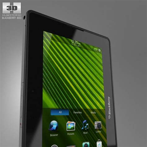 blackberry playbook modelo 3d electrónica on hum3d