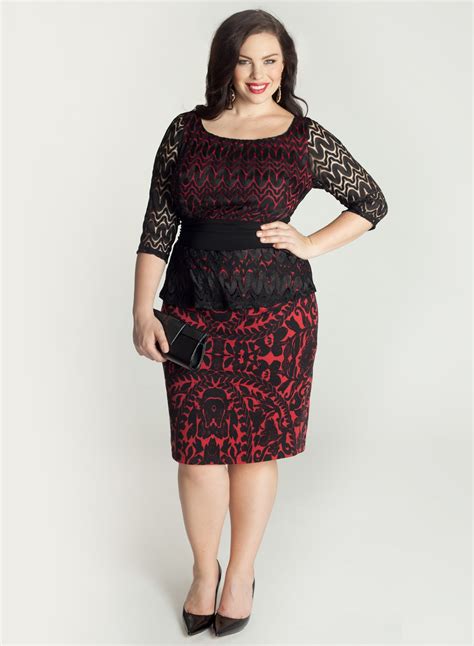 Plus Size Peplum Dress Picture Collection Dressed Up Girl