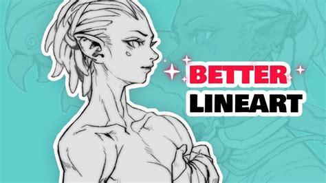 HOW TO DRAW GOOD LINEART Easy Steps Cool Drawings Clip Studio Paint Tutorial Clip Studio