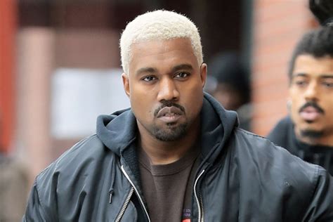 Kanye West Blonde Hair Kanye West Debuts Platinum Blonde Hair As He Steps Out In Manhattan Men