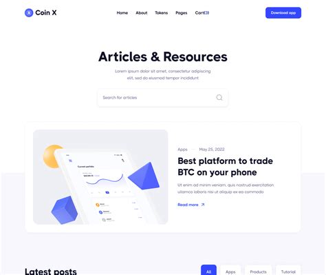 Coin X Webflow Ecommerce Website Template