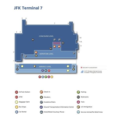 John F Kennedy International Airport Map Guide Maps Online Métro