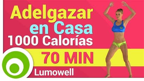 Para bajar de peso, debes hacer ejercicio de 45 a 60 minutos todos los días. Ejercicios para Adelgazar en Casa - Rutina para Quemar ...